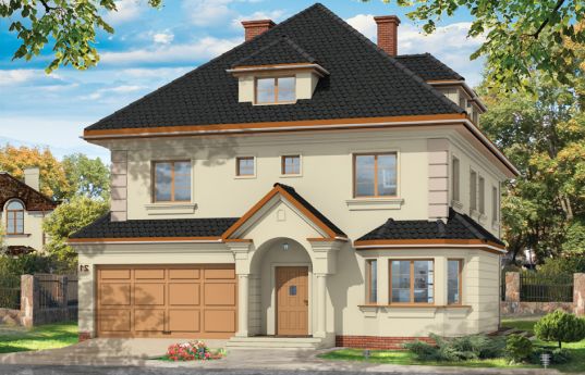 House plan Agate - front visualization