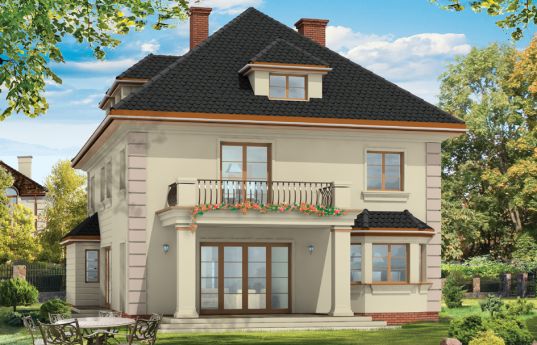 House plan Agate - rear visualization