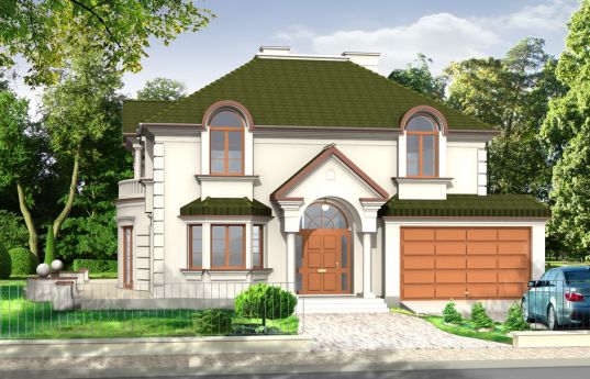 House plan Ambassador - front visualization 