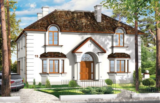 House plan Ambassador 2 - front visualization