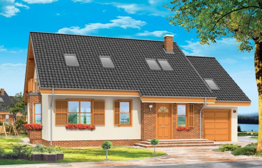 House plan Breeze - front visualization