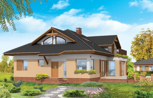 House plan Family - front visualization
