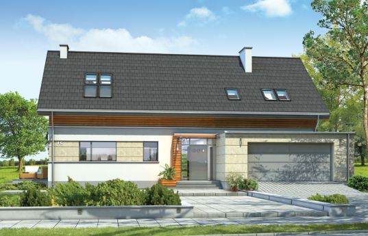 House plan Gala - front visualization