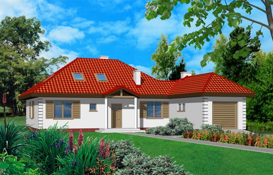 House plan Like a dream 2 - front visualization