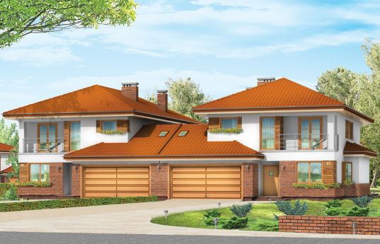 House plan Cassiopeia 2 - front visualization