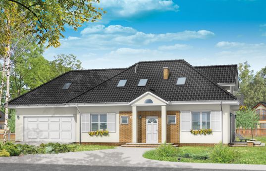 House plan Magnolia - front visualization