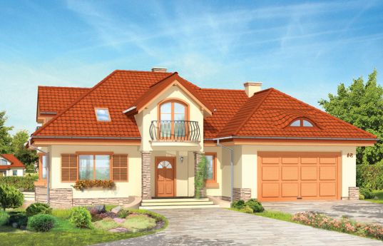 House plan Maja 2 - front visualization