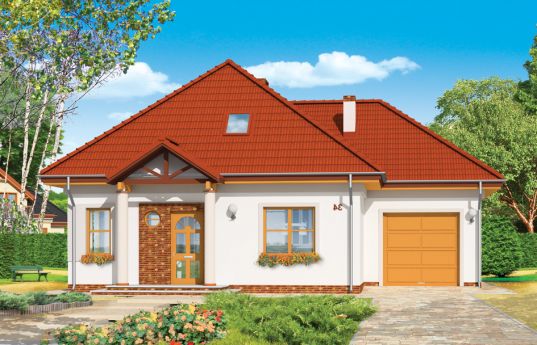 House plan Mazurek 3 - front visualization