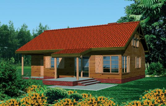 House plan Larch - front visualization