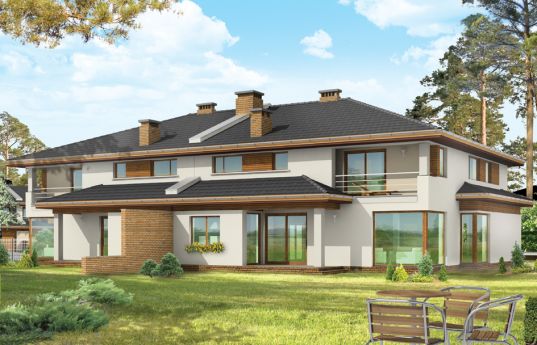 House plan Neptun - rear visualization