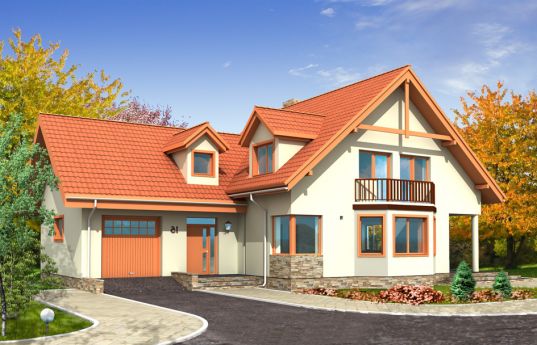 House plan Spacious - front visualization