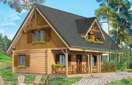 House plan Ranch - front visualization 2