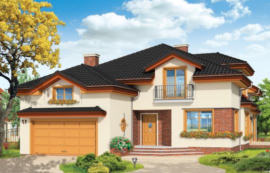 House plan Family - front visualization