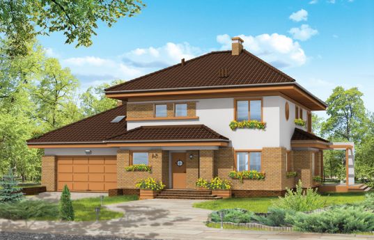 House plan Sweet - front visualization