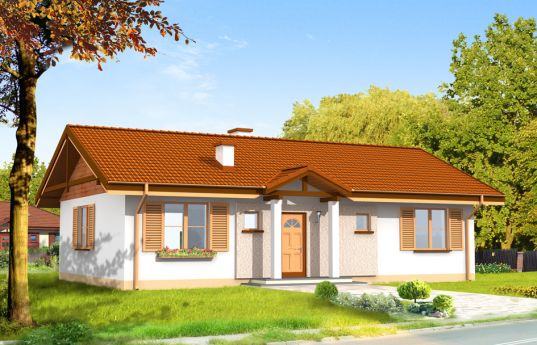 House plan Sunny - front visualization