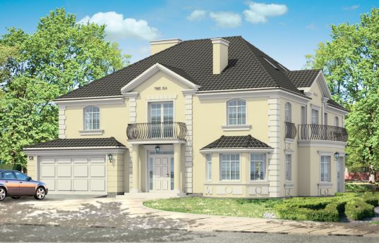 House plan Falcon - front visualization