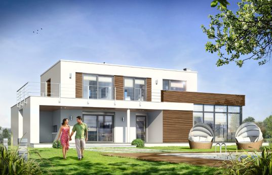 House plan Villa l' Azur - rear visualization