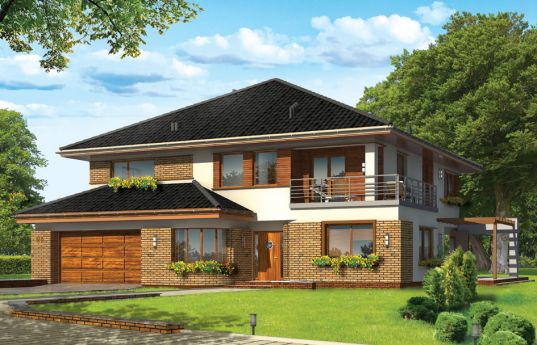 House plan Wiola - front visualization