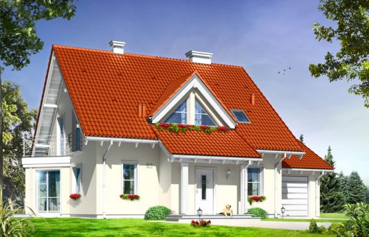 House plan Orlik - front visualization 