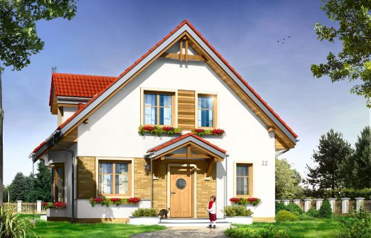 House plan Michalina - front visualization