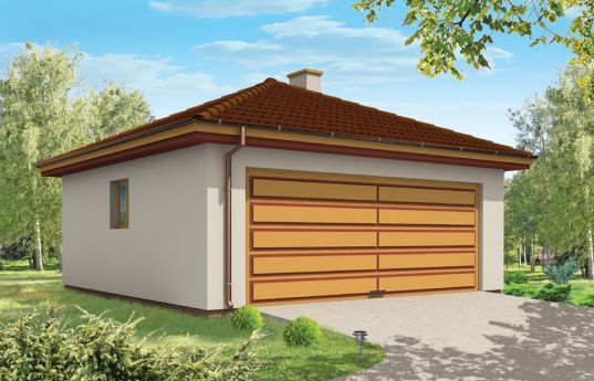 Garage BG14 - front visualization