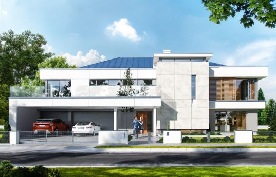 House plan Villa Florida - front visualization