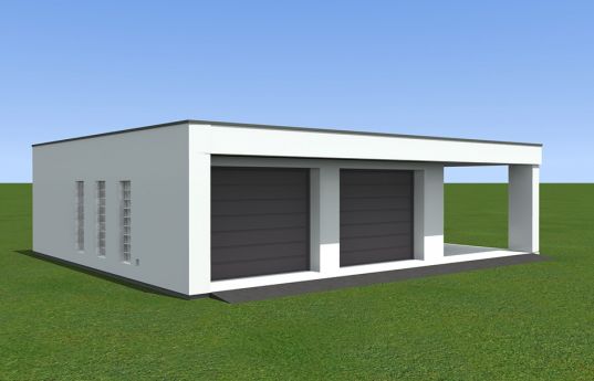 Garage BG11 - front visualization