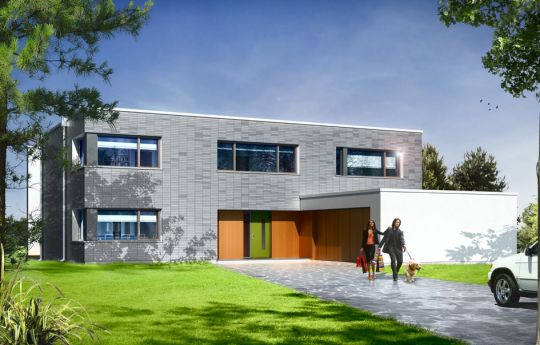 House plan Villa Nova - front visualization 