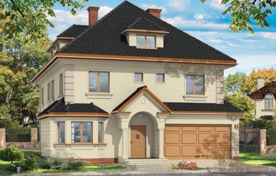 House plan Agate - front visualization