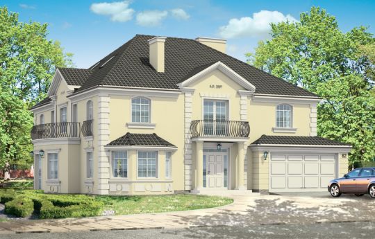House plan Falcon - front visualization