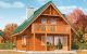 House plan D03 wooden Gregory - rear visualization