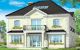 House plan Elegant - rear visualization