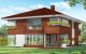 House plan Gabriela 3 - rear visualization