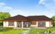 House plan Comfortable - rear visualization