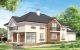 House plan Stately - rear visualization