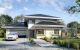 House plan House with a view 6 B - front visualization