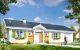House plan Sunny with garage 2 - front visualization