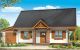 House plan Joyful with garage - front visualization