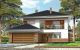 House plan Villa on Borowa - front visualization 