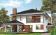 House plan Villa on Borowa - rear visualization