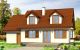 House plan Natty with dormers - rear visualization